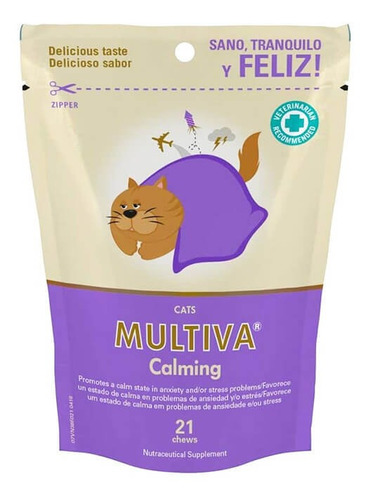 Multiva Calming Gatos Anti Estrés Para Gatos