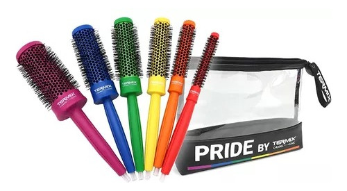 Set + Neceser 6 Cepillos Termix De Brushing Pride