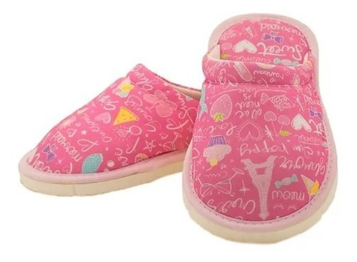 Pantufla Infantil Niños Antideslizante Lavable