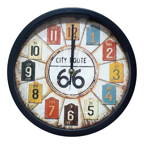 Reloj De Pared Clasico Analogo 25cm  M12 - Hot Sale