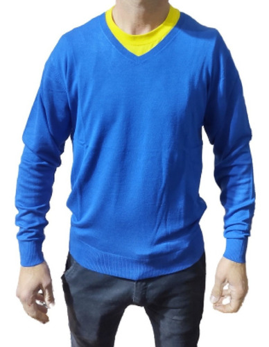 Sweater Buzopulover Hombre  De Hilo