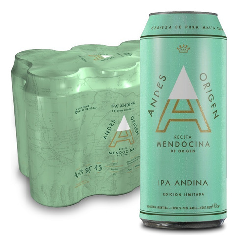 Andes Origen IPA - Lata - Pack - 6 - 473 mL