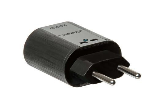 Imagem 1 de 2 de Protetor Clamper | Pocket | 2p S/ Terra Preto 10a
