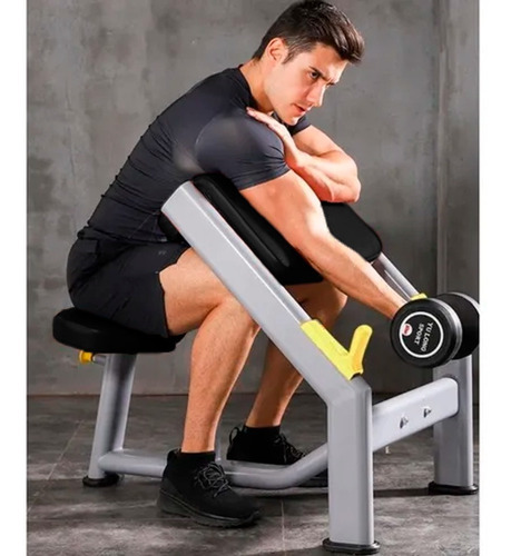Banco De Fuerza Larry Scott Negro P/mancuernas Profesional