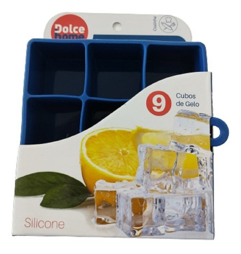 Forma De Gelo Silicone 9 Cubos De Gelo D0611 Dolce Home