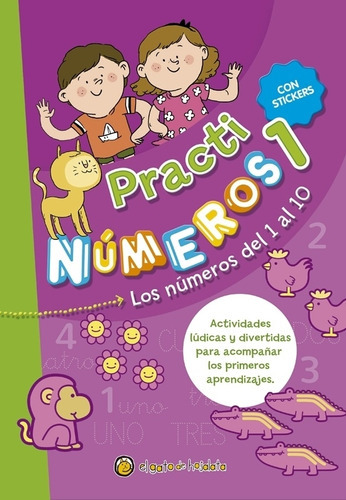 Los Numeros Del 1 Al 10 - Practi Numeros 1 - Con Stickers