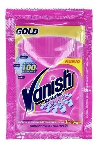 Vanish Quitamanchas Blanco/color Sobre 30g (12 Unidades)