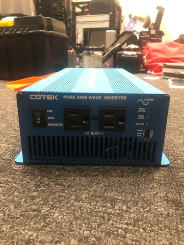 Imagen 3 de 4 de Inversor Uso Rudo Onda Pura Sinusoidal Cotek 1500w 24v