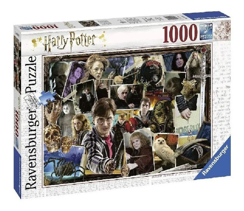 Rompecabezas Ravensburger 1000 Piezas: Harry Potter Collage
