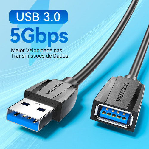 Cabo Extensor De Porta Usb 3.0 Computador Notebook Vention