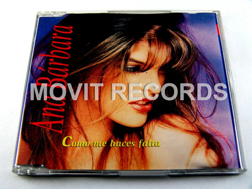 Ana Bárbara Como Me Haces Falta Cd Promo 1997 Seminuevo