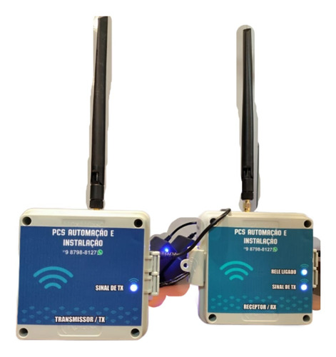 Chave Boia Sem Fio 3km Com 01 Receptor E 01 Transmissor Pcs.