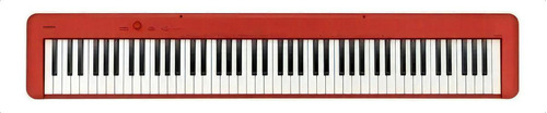 Piano Digital Casio Portátil 88 Teclas Vermelho Cdp-s160rd