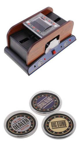 Poker Card Shuffler Automatic Shuffling Machine 2 Cubiertas