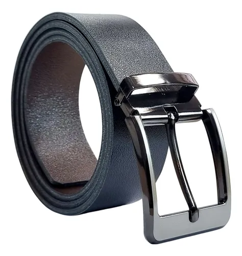 comprar Cinto Masculino Couro Casual Plus Size Dupla Face 2 Em 1 