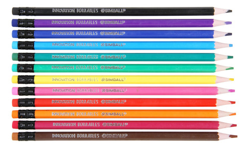 Mandalas Libro Pintar + 10 Lapices De Colores Borrables