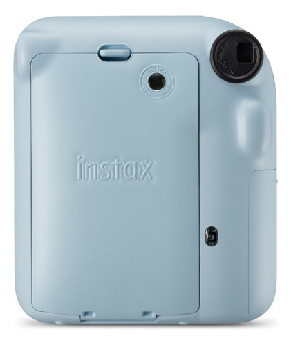 Kit Câmera Instax Mini 12 + 10 Fotos Macaron + Bolsa Azul
