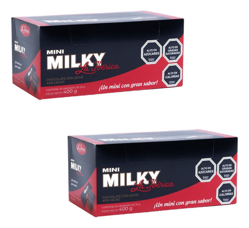 Pack X20 Chocolate Mini Milky 20g La Ibérica