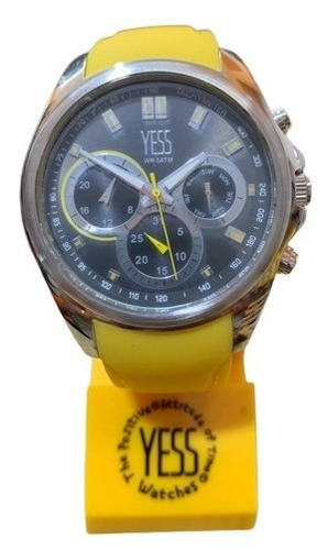 Reloj Amarillo Marca Yess Original 