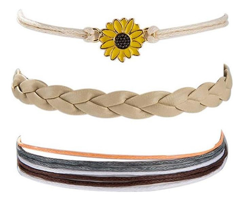 Tobilleras Bohemias De Capas Yalice, Pulsera De Con