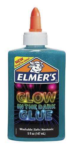 Cola Para Slime Com Glitter Neon 147 Ml Azul Elmers 39742