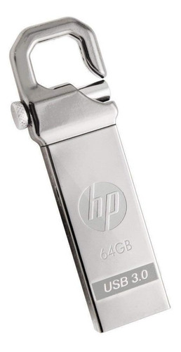Pendrive HP x750w 64GB prateado