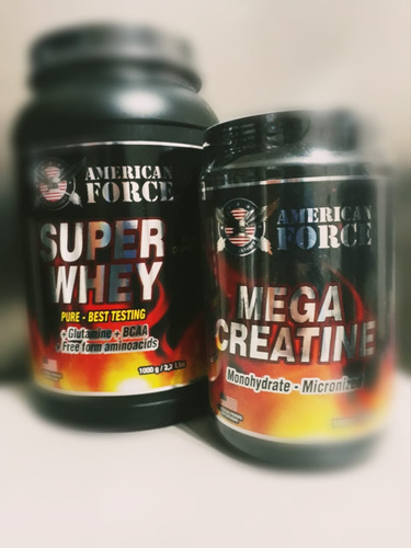 Combo Super Whey 2.8kg+mega Creatina100%500gr American Force