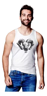 Camiseta Tank Top Hombre Alternativo Chivo Goat P/gym