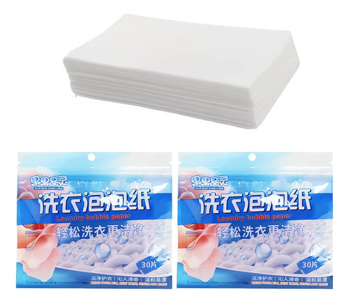 Fe 60 Unidades De Pastillas De Lavandería, Limpieza De Ropa,