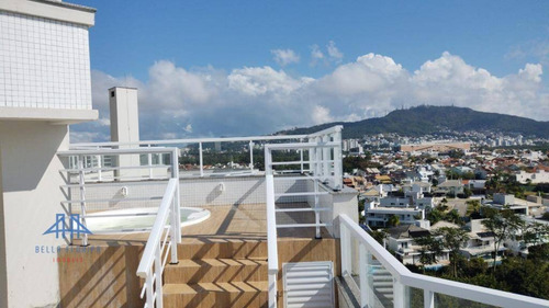 Imagem 1 de 30 de Cobertura Com 4 Dormitórios, 237 M² - Venda Por R$ 2.192.856,00 Ou Aluguel Por R$ 6.900,00/mês - Parque São Jorge - Florianópolis/sc - Co0210