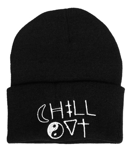 Gorro Beanie Bordado Chill Out Ying Yang Nwpat28