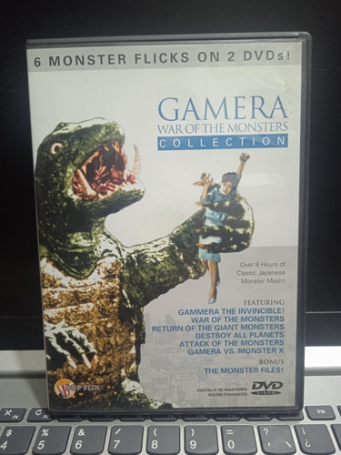 Dvd Kaiju Godzilla Gamera Monstruo Gigante Varias Películas