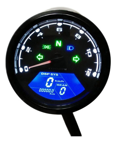 Gran Valor 12000rpm Lcd Digital Velocímetro Tacómetro
