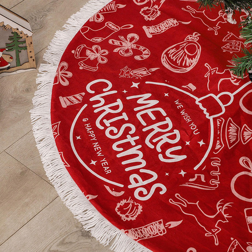 Falda De De Navidad/adornos Navideños, Redonda/falda De De