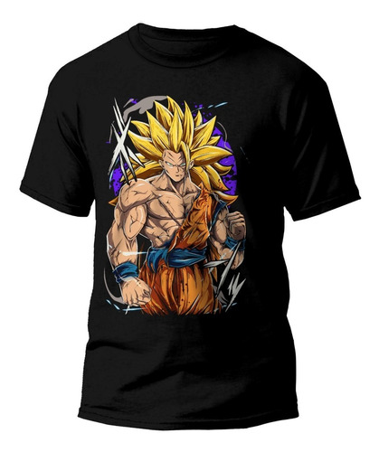 Polera Anime Goku Ssj3 Dragon Ball Super Z 