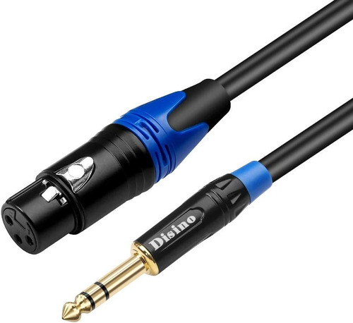 Disino Xlr Hembra A 14 Pulgadas 6,35 Mm Trs Cable Jack ...