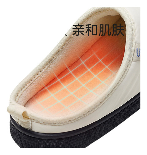 Zapatos Sin Cordones Espuma Viscoelástica Pantuflas Algodón