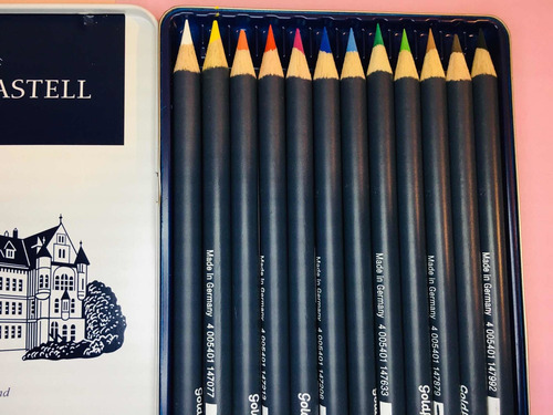 Imagen 4 de 5 de Estuche 12 Lápices De Colores, Goldfaber Faber Castell