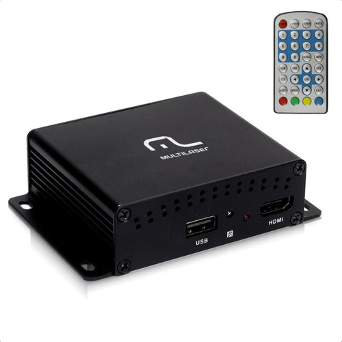 Receptor Digital Multilaser Tv Au908 Entrada Usb E Hdmi