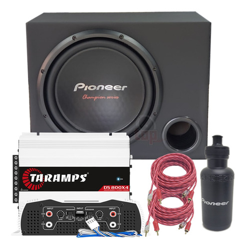 Caixa Subwoofer Pioneer 12 Pol 500w Rms Modulo Taramps 800w