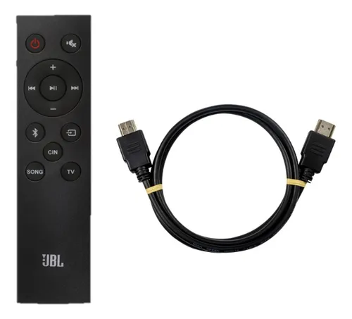 Caixa De Som Tv Sound Bar Jbl Bluetooth Som Cinema Sb180 Cor Preto Frequência 50/60hz