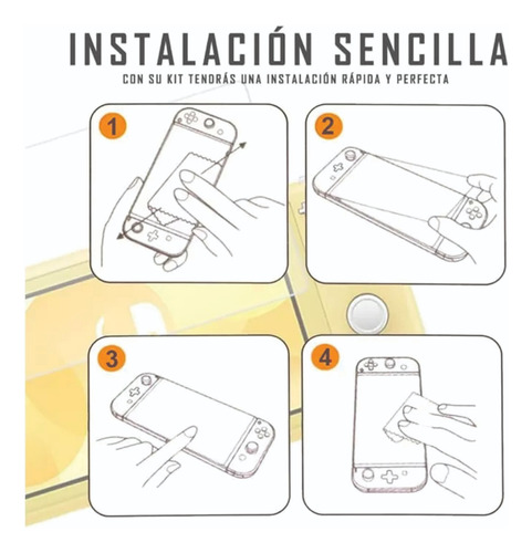 Mica Cristal Templado Para Nintendo Switch Lite 10 Unidades (Usado)