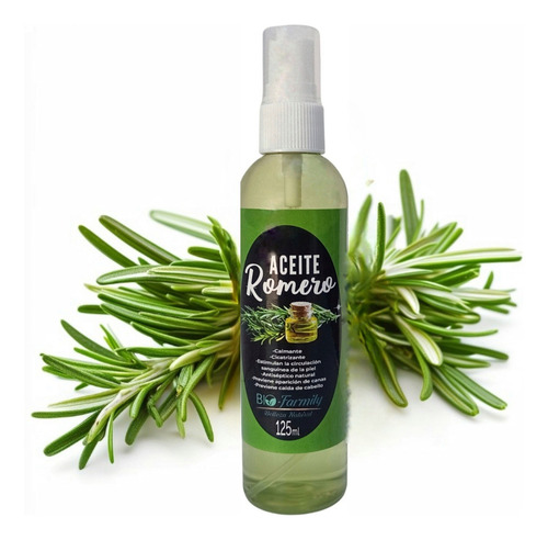 Aceite Romero Bio-farmily Mejora Cabello Y Piel 125 Ml