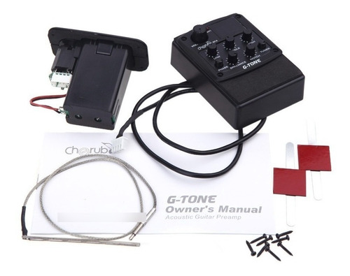 Imagen 3 de 4 de Pre Cherub Gt3 Ecualizador Eq Microfono Afinador Guitarra