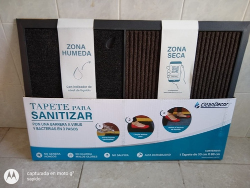 Tapete Sanitizante Durable De Uso Rudo