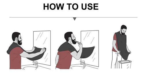 ¡ Delantal Para Barba, Para Afeitarse, Hombre, Babero De