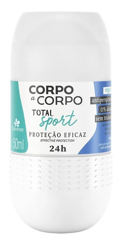 Desodorante Roll On Davene Vegano Corpo A Corpo Sport 50ml