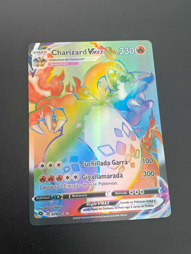 Juego De Carta Pokemon Alternativa Rare Charizard Ps330