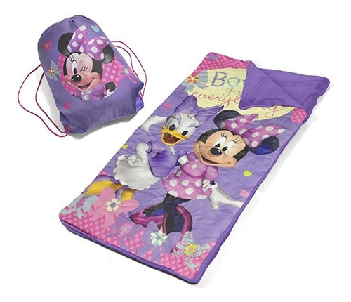 Disney Minnie Mouse Set De Pijamas Bolsa