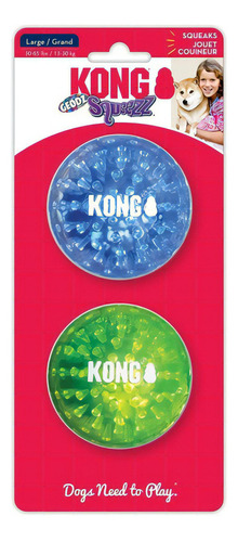 Kong Geodz 2-pk Assorted Grande Cor Variada